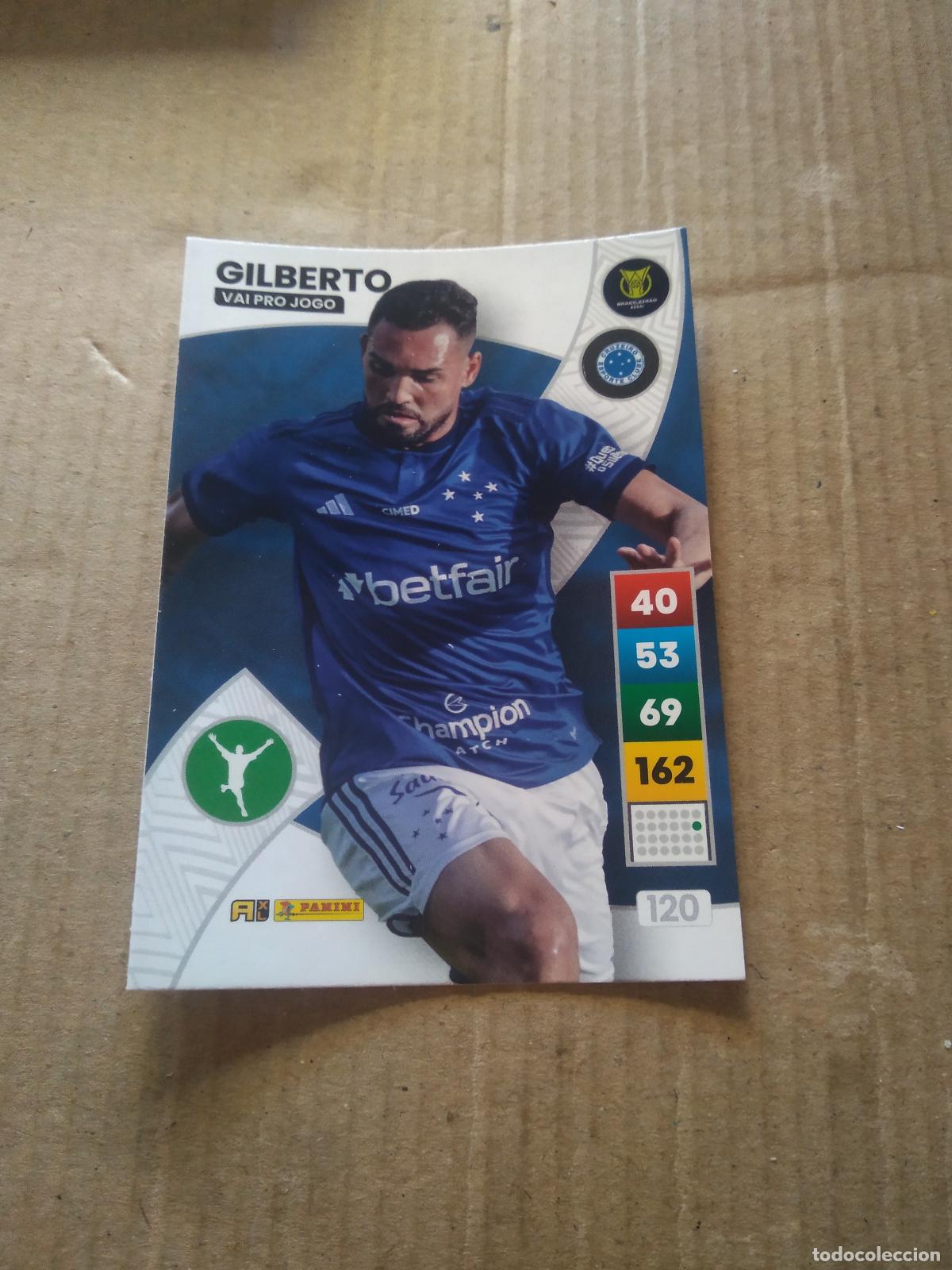 Figurine di Calcio: 120 GILBERTO CRUZEIRO CROMO FUTBOL PANINI ADRENALYN LIGA BRASIL 2023 BRASILEIRAO