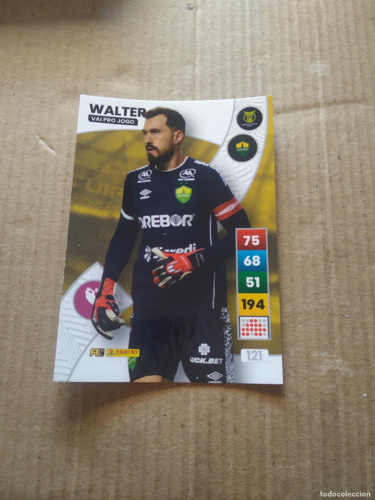 Cromos de Futebol: 121 WALTER CUIABA CROMO FUTBOL PANINI ADRENALYN LIGA BRASIL 2023 BRASILEIRAO