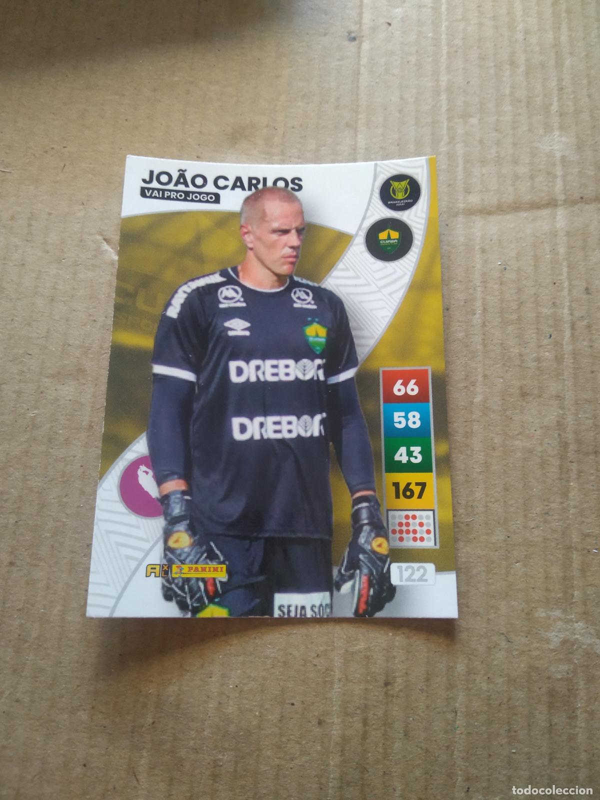 Cromos de Futebol: 122 JOAO CARLOS CUIABA CROMO FUTBOL PANINI ADRENALYN LIGA BRASIL 2023 BRASILEIRAO