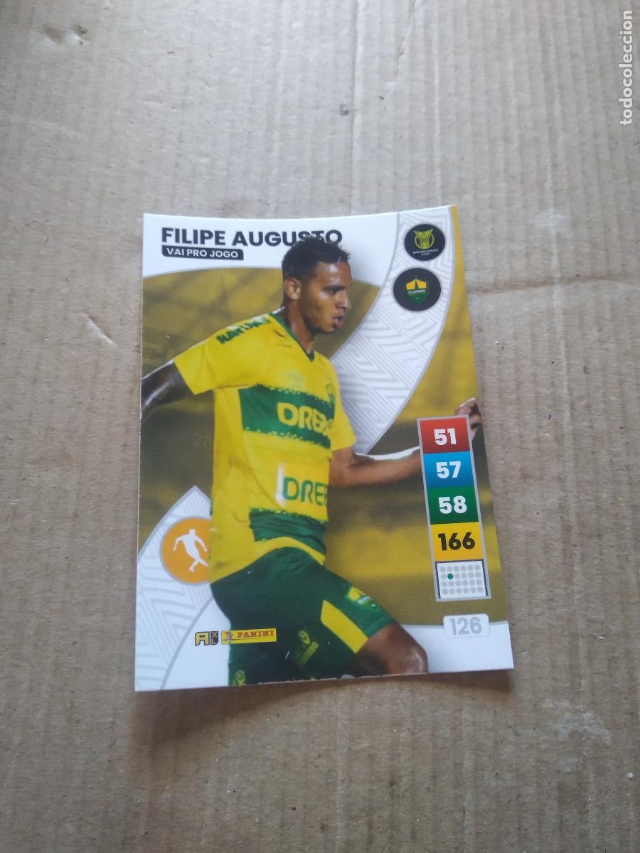 Cromos de Futebol: 126 FILIPE AUGUSTO CUIABA CROMO FUTBOL PANINI ADRENALYN LIGA BRASIL 2023 BRASILEIRAO