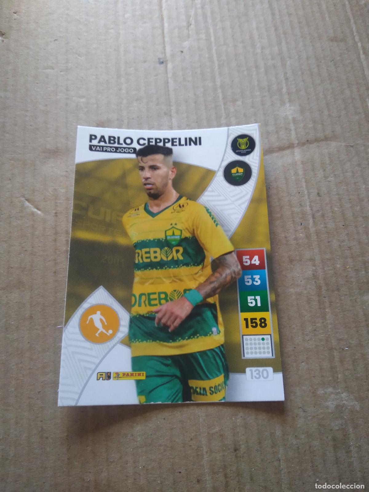 Cromos de F&uacute;tbol: 130 PABLO CEPPELINI CUIABA CROMO FUTBOL PANINI ADRENALYN LIGA BRASIL 2023 BRASILEIRAO