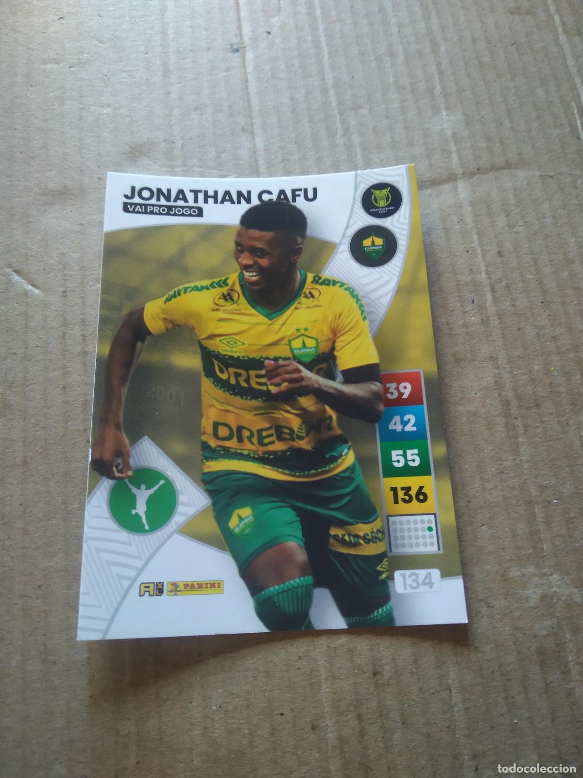 Cromos de F&uacute;tbol: 134 JONATHAN CAFU CUIABA CROMO FUTBOL PANINI ADRENALYN LIGA BRASIL 2023 BRASILEIRAO