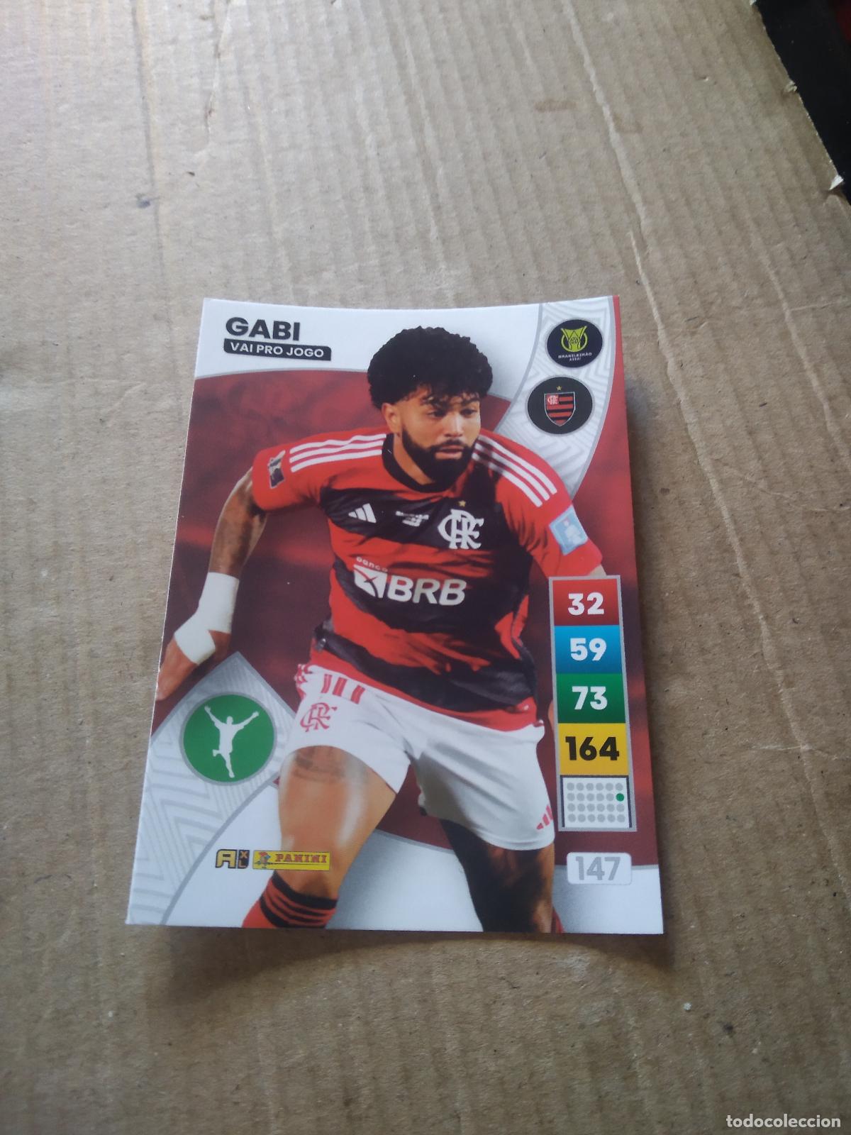 Cromos de F&uacute;tbol: 147 GABIGOL GABRIEL BARBOSA FLAMENGO CROMO FUTBOL PANINI ADRENALYN LIGA BRASIL 2023 BRASILEIRAO