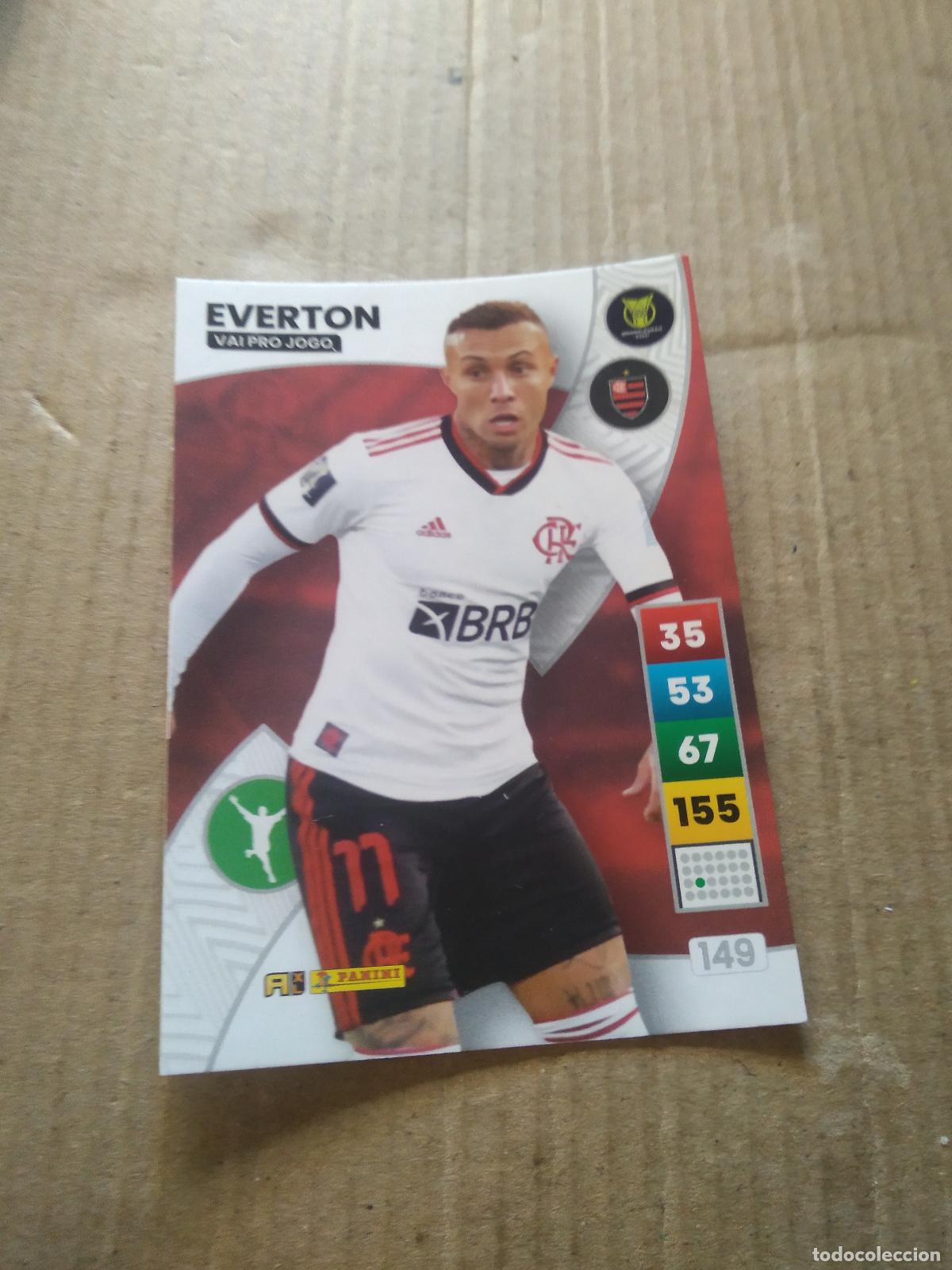 Cromos de F&uacute;tbol: 149 EVERTON FLAMENGO CROMO FUTBOL PANINI ADRENALYN LIGA BRASIL 2023 BRASILEIRAO