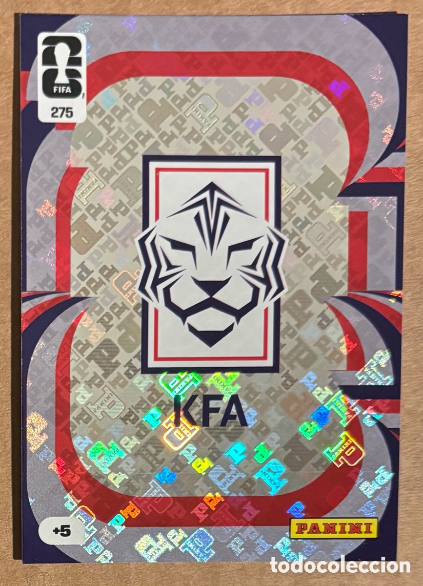 Cromos de F&uacute;tbol: ESCUDO DE KOREA DEL SUR. CARTA PANINI ADRENALYN XL FIFA WORLD CUP 2026. #275.