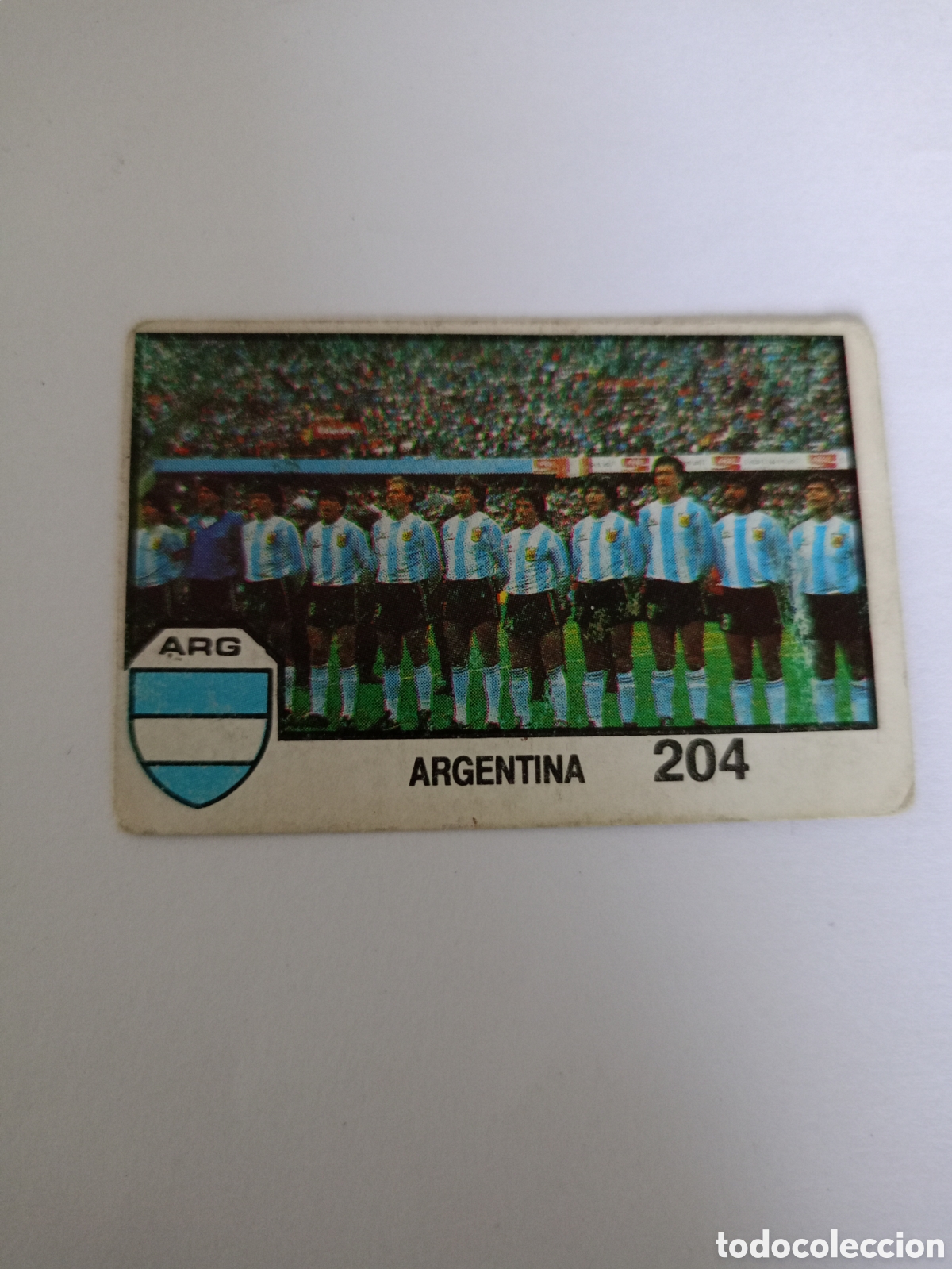 Cromos de F&uacute;tbol: CROMOS BARNA - MEXICO 86 - 1986 - SIN PEGAR - ARGENTINA - SELECCION CON MARADONA - 204