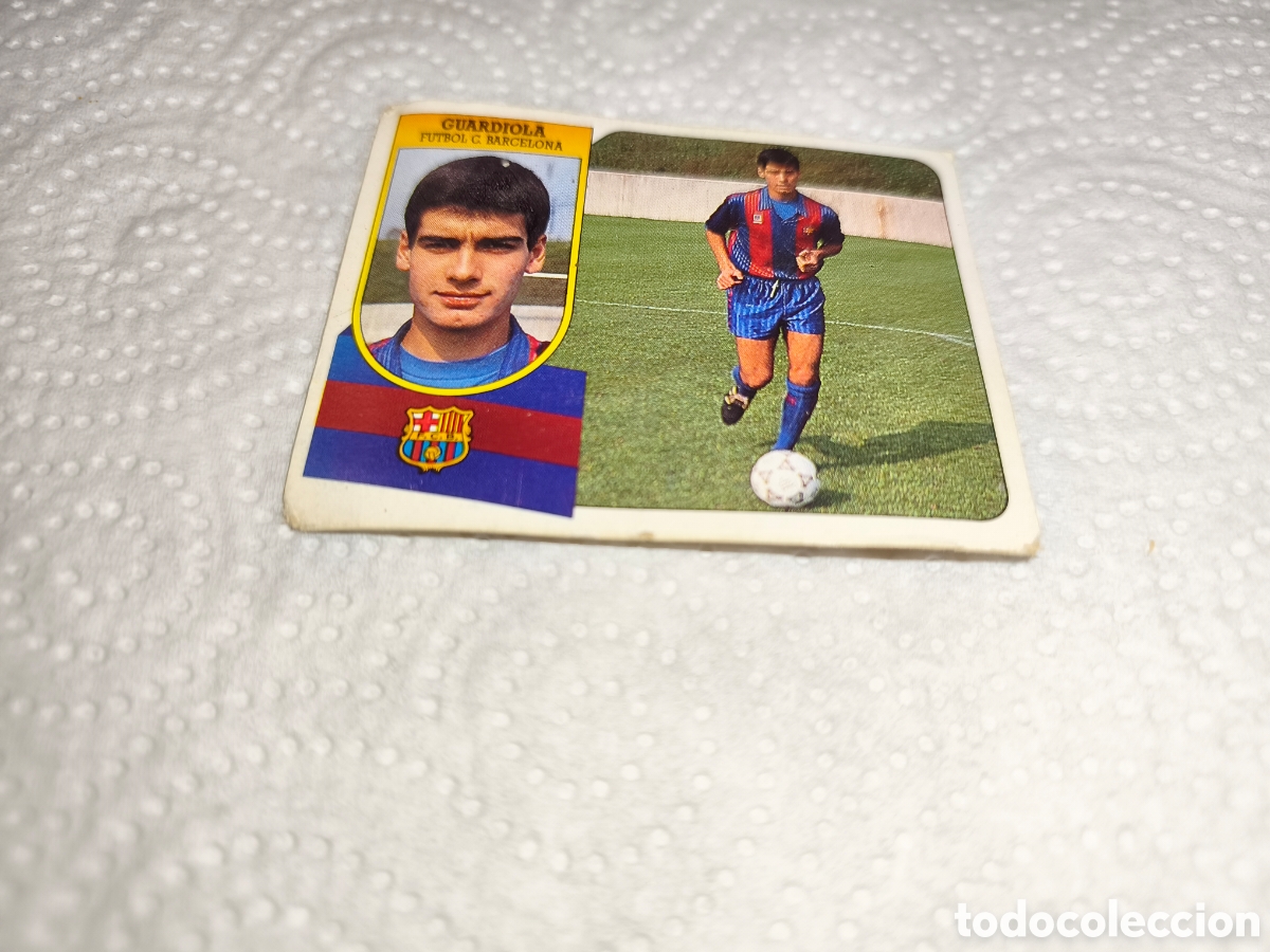 Cromos de F&uacute;tbol: Cromo de f&uacute;tbol liga este 91-92 Guardiola