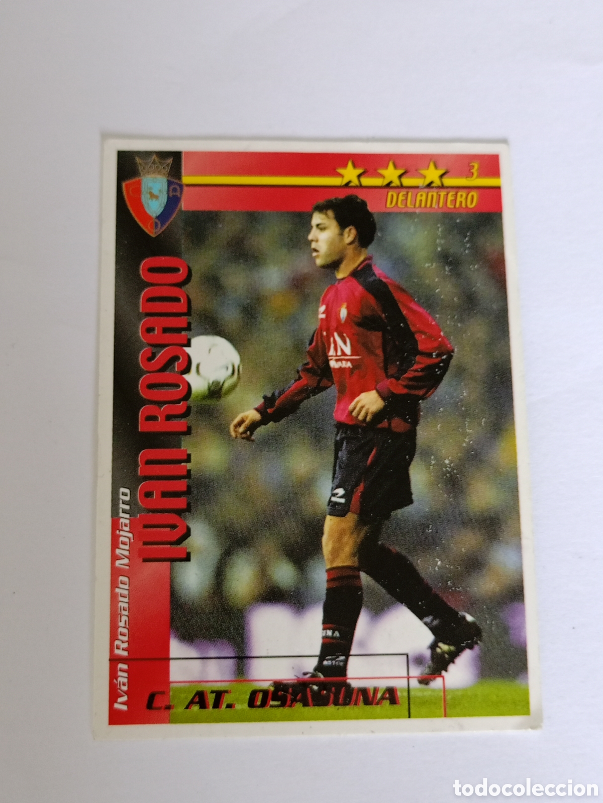 Cromos de F&uacute;tbol: C. AT. OSASUNA, IVAN ROSADO, MAGIC BOX INT, FUTBOL MATCH TOTAL, LIGA 2002 / 2003, 02 / 03