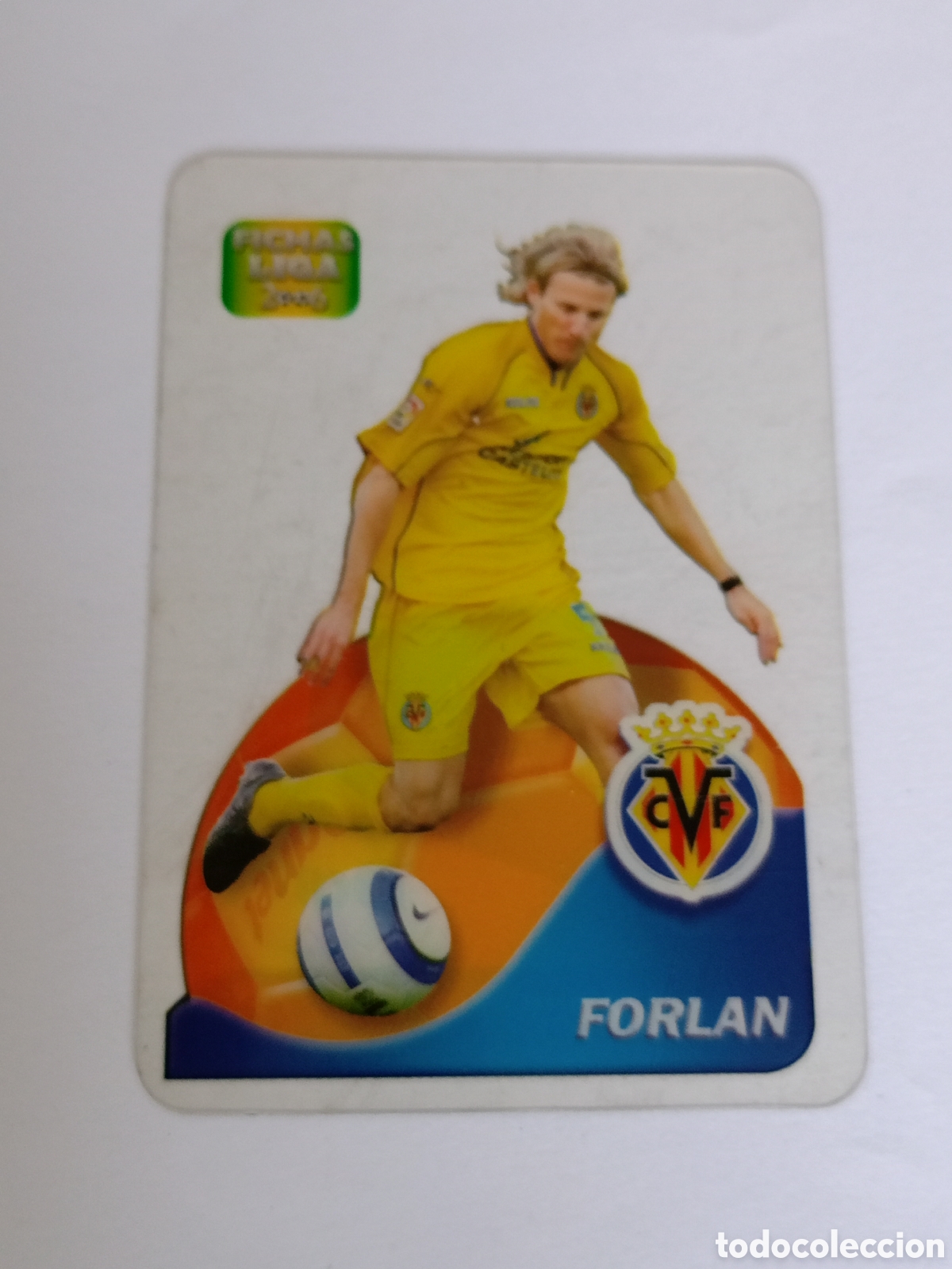 Cromos de F&uacute;tbol: 542 FORLAN (PICHICHI 2005) (LAMINCARD) - VILLARREAL C.F. - MUNDICROMO 2006