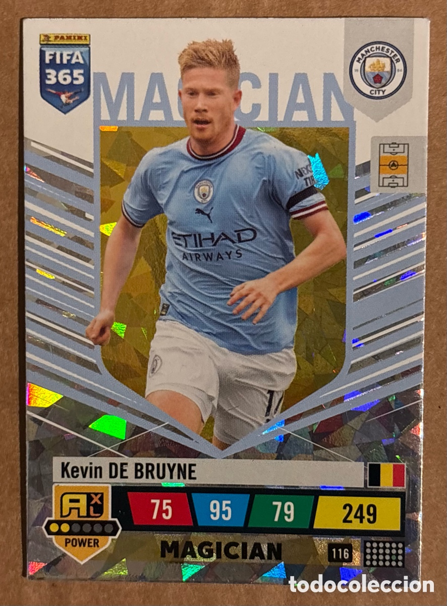 Cromos de F&uacute;tbol: KEVIN DE BRUYNE (MANCHESTER CITY). CARTA MAGICIAN PANINI ADRENALYN XL FIFA 365. #116.