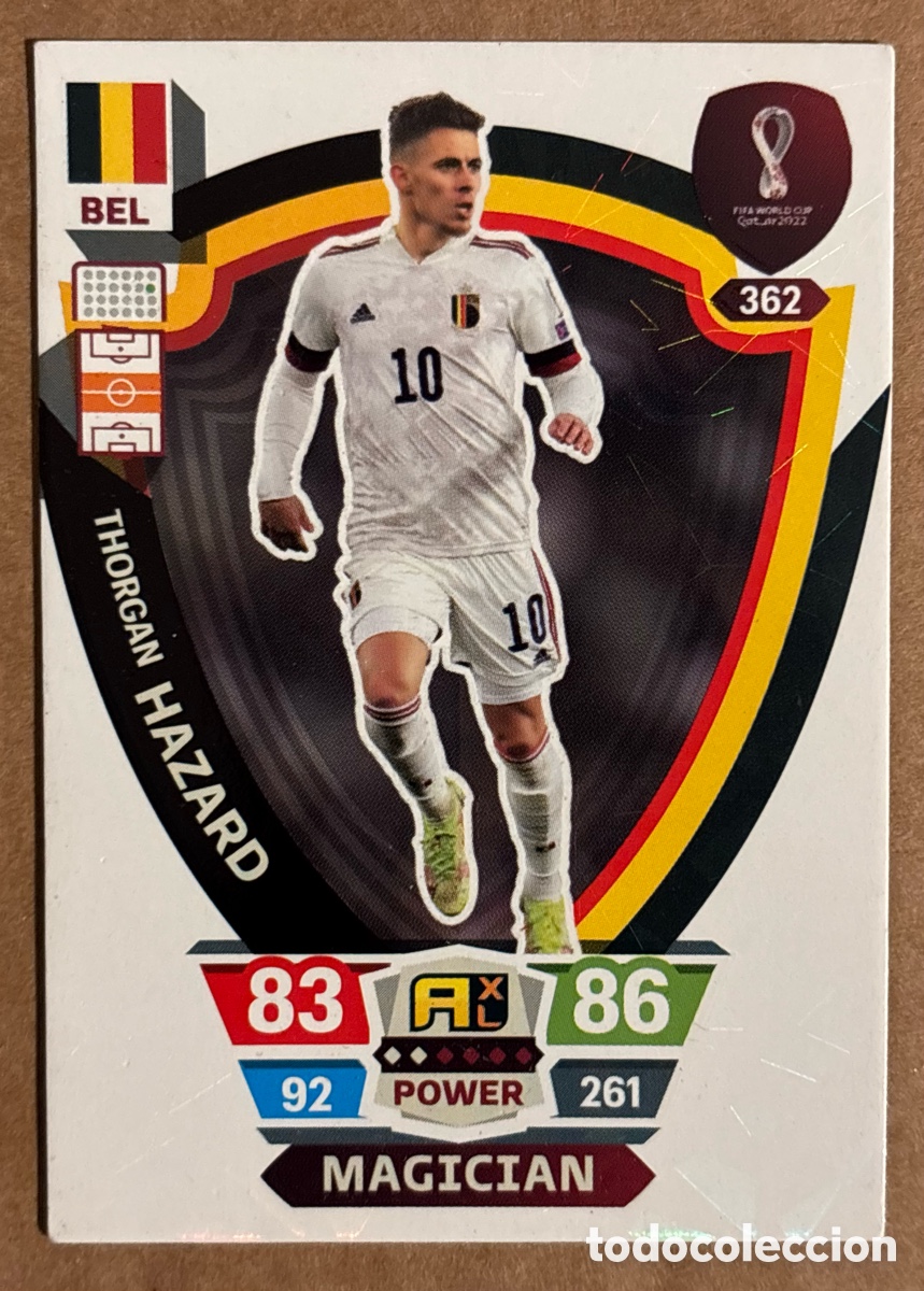 Cromos de F&uacute;tbol: THORGAN HAZARD (B&Eacute;LGICA). CARTA MAGICIAN PANINI ADRENALYN XL FIFA WORLD CUP QATAR 2022. #362