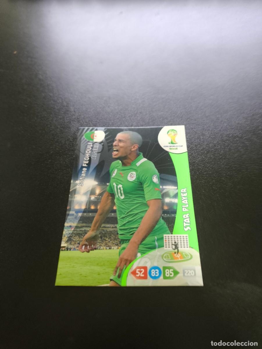 Cromos de F&uacute;tbol: Sofiane Feghouli STAR PLAYER ALGERIA PANINI ADRENALYN XL WORLD CUP MUNDIAL BRASIL 2014 NO LIGA