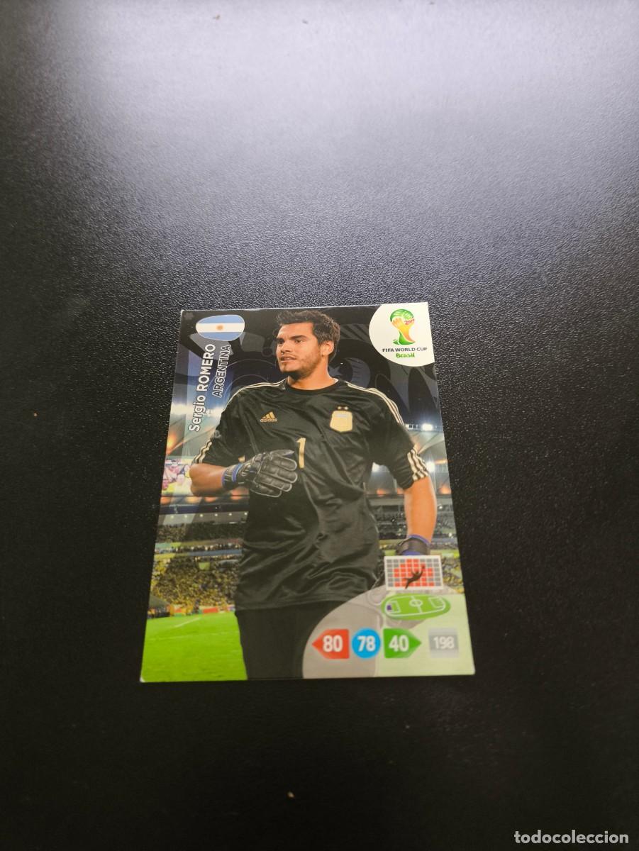 Cromos de F&uacute;tbol: Sergio Romero ARGENTINA PANINI ADRENALYN XL WORLD CUP MUNDIAL BRASIL 2014 NO LIGA ESTE