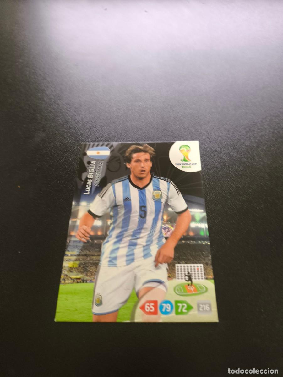 Cromos de F&uacute;tbol: Lucas Biglia ARGENTINA PANINI ADRENALYN XL WORLD CUP MUNDIAL BRASIL 2014 NO LIGA ESTE