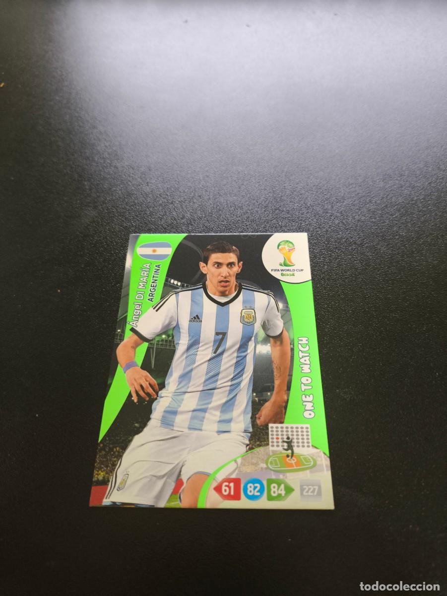 Cromos de F&uacute;tbol: &Aacute;ngel Di Mar&iacute;a ONE TO WATCH ARGENTINA PANINI ADRENALYN XL WORLD CUP MUNDIAL BRASIL 2014 NO LIGA