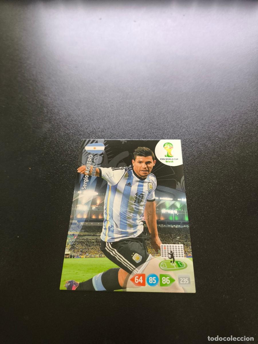 Cromos de F&uacute;tbol: Sergio Ag&uuml;ero ARGENTINA PANINI ADRENALYN XL WORLD CUP MUNDIAL BRASIL 2014 NO LIGA ESTE