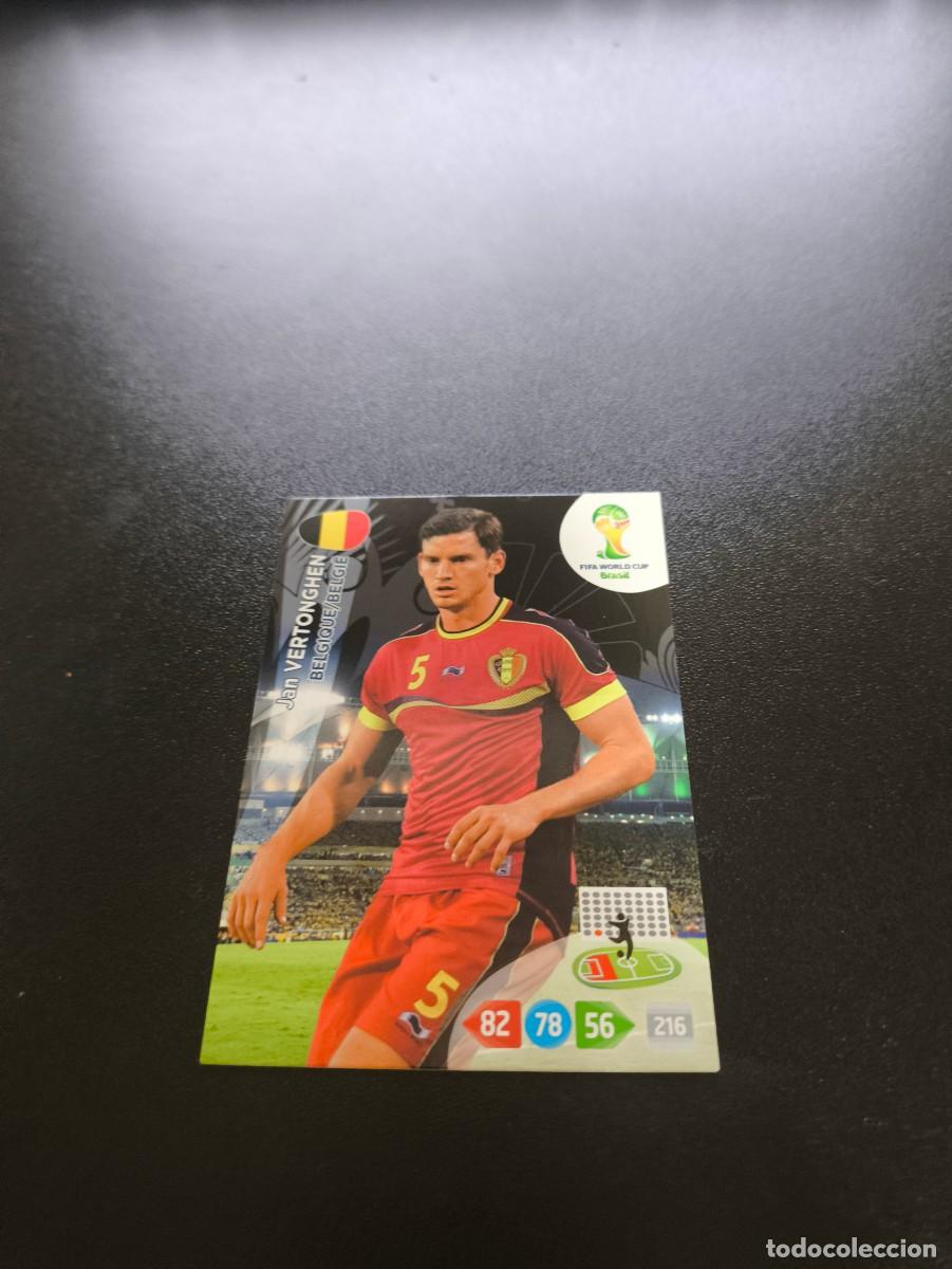 Cromos de Futebol: Jan Vertonghen BELGICA BELGIUM PANINI ADRENALYN XL WORLD CUP MUNDIAL BRASIL 2014 NO LIGA ESTE