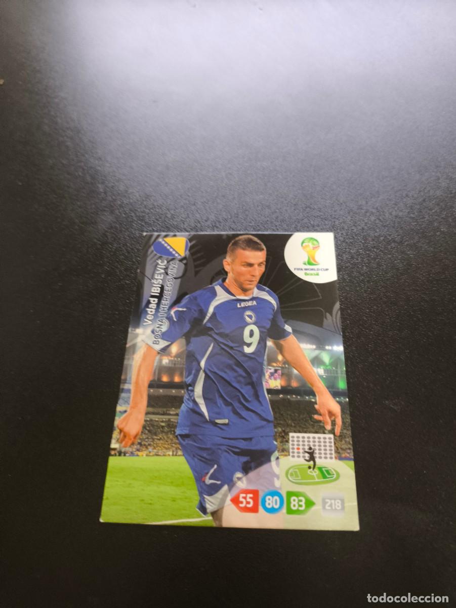 Cromos de F&uacute;tbol: Vedad Ibi&scaron;ević BOSNIA PANINI ADRENALYN XL WORLD CUP MUNDIAL BRASIL 2014 NO LIGA ESTE