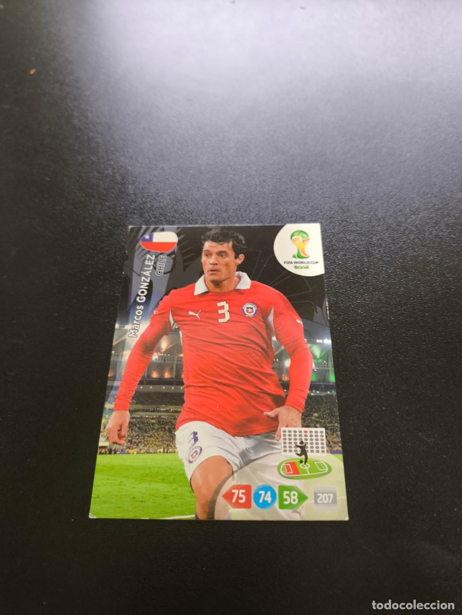 Cromos de F&uacute;tbol: Marcos Gonz&aacute;lez CHILE PANINI ADRENALYN XL WORLD CUP MUNDIAL BRASIL 2014 NO LIGA ESTE