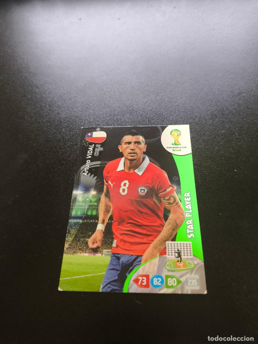 Cromos de F&uacute;tbol: Arturo Vidal STAR PLAYER CHILE PANINI ADRENALYN XL WORLD CUP MUNDIAL BRASIL 2014 NO LIGA ESTE