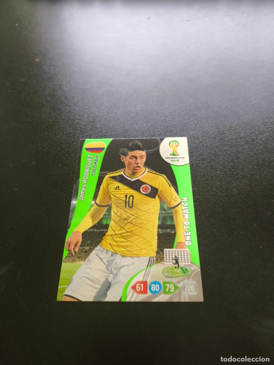 Cromos de F&uacute;tbol: James Rodr&iacute;guez ONE TO WATCH COLOMBIA PANINI ADRENALYN XL WORLD CUP MUNDIAL BRASIL 2014 NO LIGA ESTE