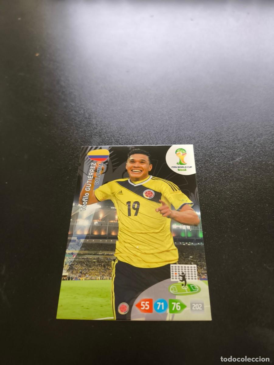Cromos de F&uacute;tbol: Te&oacute;filo Guti&eacute;rrez COLOMBIA PANINI ADRENALYN XL WORLD CUP MUNDIAL BRASIL 2014 NO LIGA ESTE
