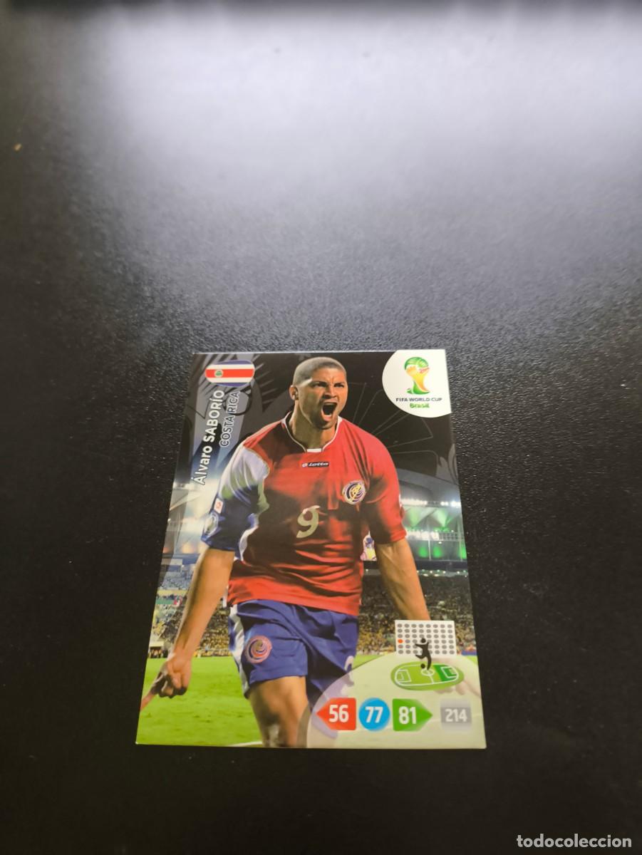 Cromos de F&uacute;tbol: &Aacute;lvaro Sabor&iacute;o COSTA RICA PANINI ADRENALYN XL WORLD CUP MUNDIAL BRASIL 2014 NO LIGA ESTE