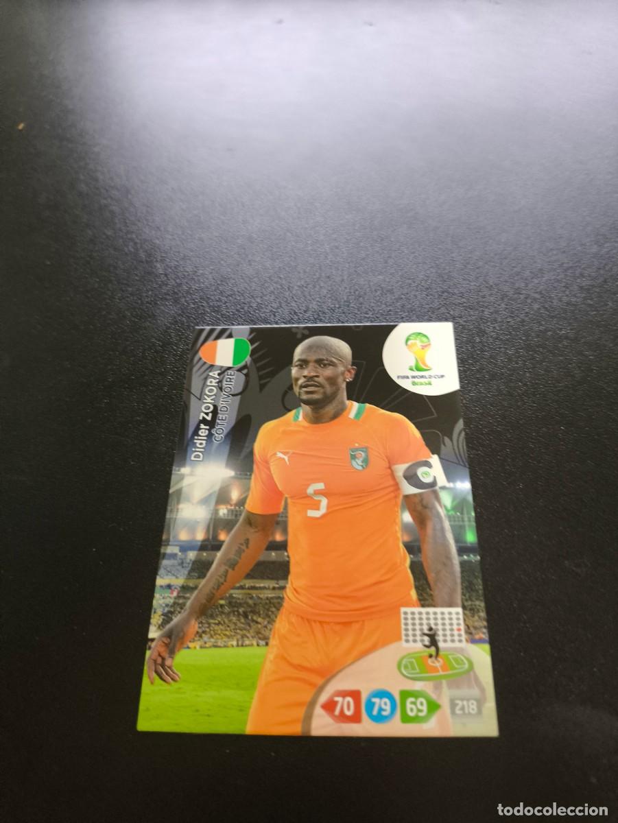 Cromos de F&uacute;tbol: Didier Zokora COSTA DE MARFIL PANINI ADRENALYN XL WORLD CUP MUNDIAL BRASIL 2014 NO LIGA ESTE