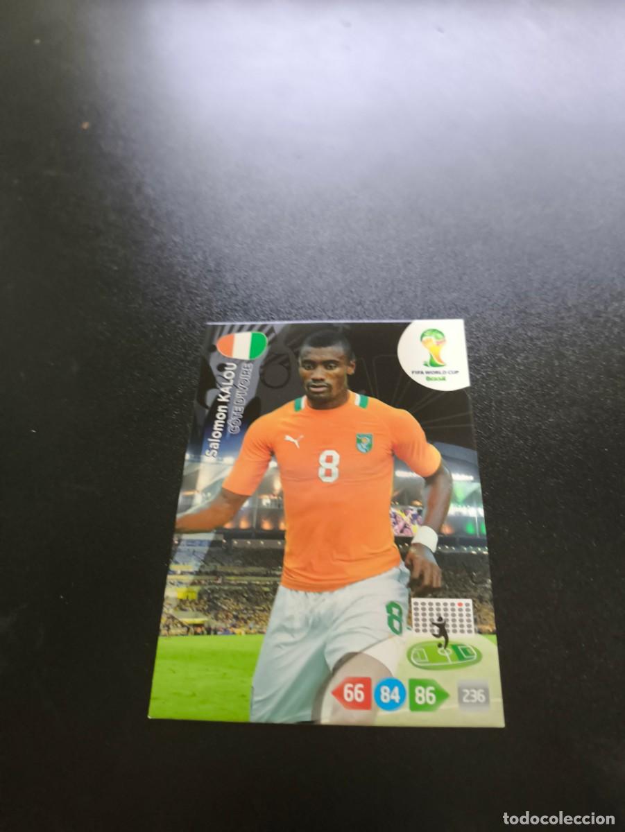Cromos de F&uacute;tbol: Salomon Kalou COSTA DE MARFIL PANINI ADRENALYN XL WORLD CUP MUNDIAL BRASIL 2014 NO LIGA ESTE