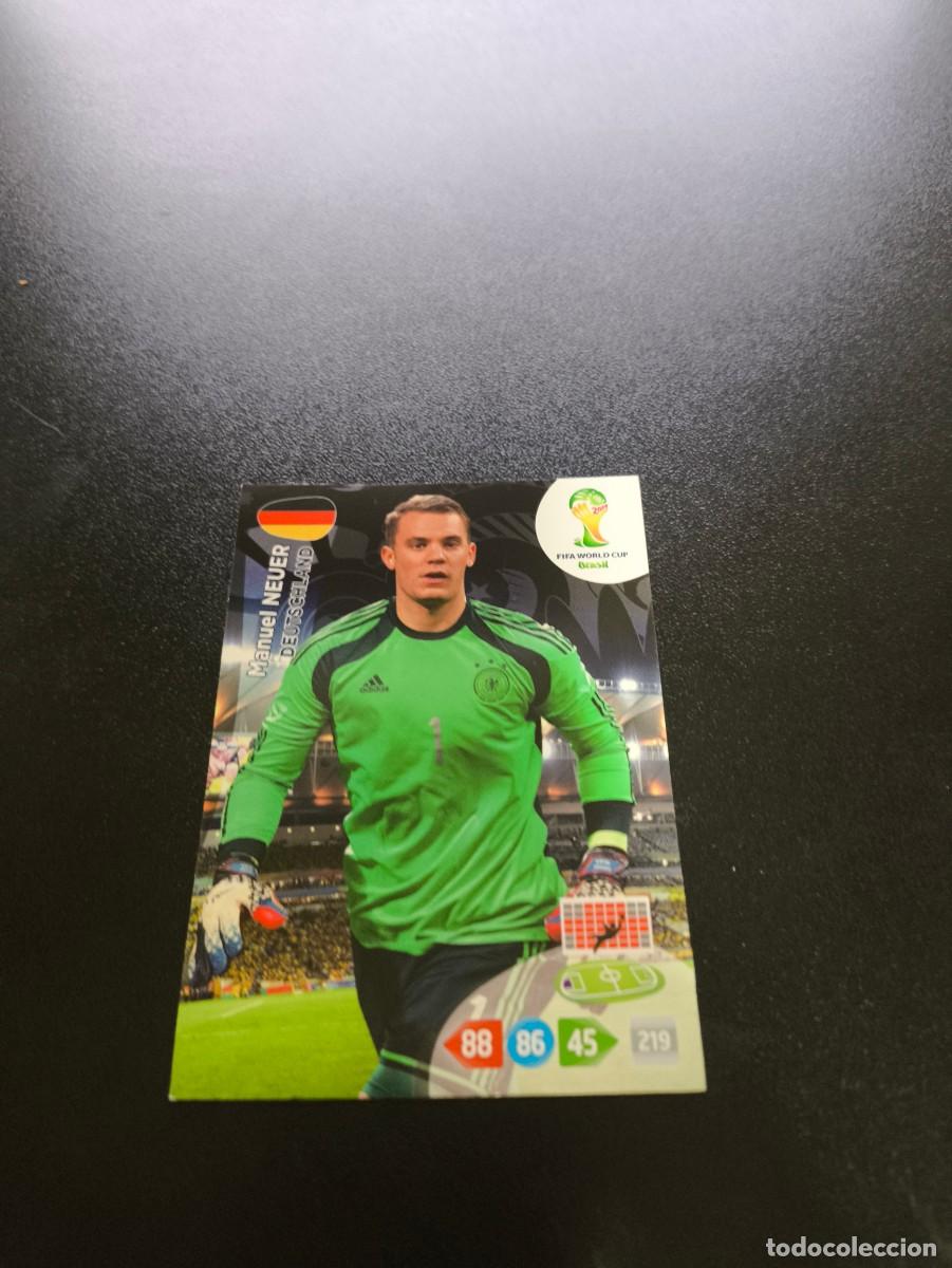 Cromos de F&uacute;tbol: Manuel Neuer ALEMANIA GERMANY PANINI ADRENALYN XL WORLD CUP MUNDIAL BRASIL 2014 NO LIGA ESTE
