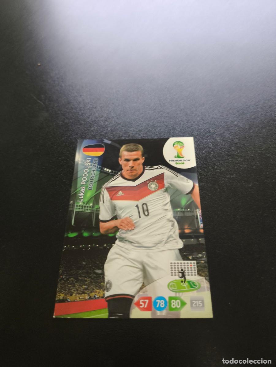 Cromos de F&uacute;tbol: Lukas Podolski ALEMANIA GERMANY PANINI ADRENALYN XL WORLD CUP MUNDIAL BRASIL 2014 NO LIGA ESTE