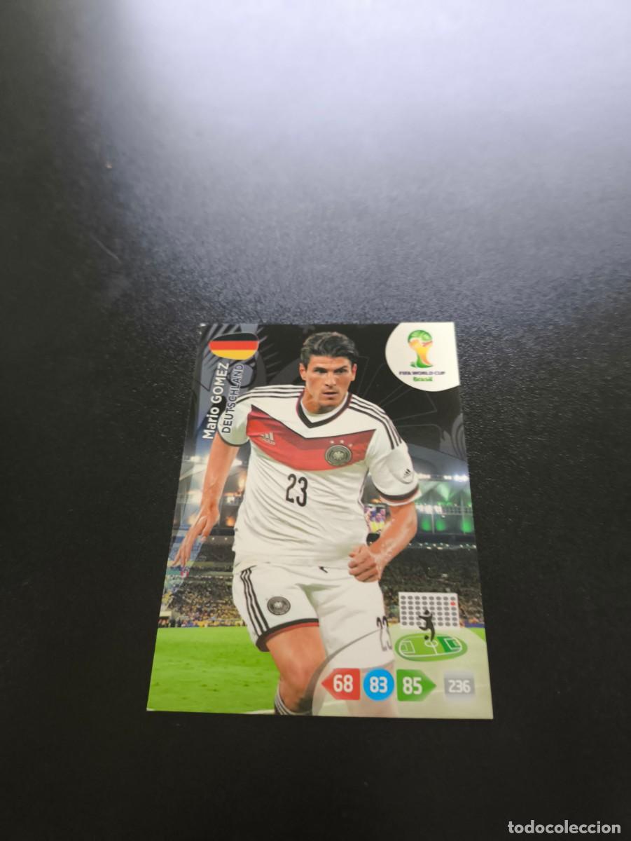 Cromos de F&uacute;tbol: Mario Gomez ALEMANIA GERMANY PANINI ADRENALYN XL WORLD CUP MUNDIAL BRASIL 2014 NO LIGA ESTE