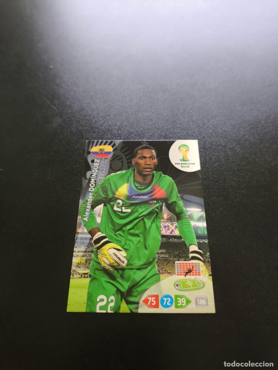 Football Stickers: Alexander Dom&iacute;nguez ECUADOR PANINI ADRENALYN XL WORLD CUP MUNDIAL BRASIL 2014 NO LIGA ESTE