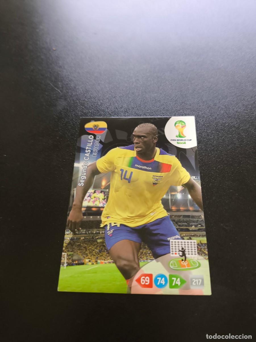 Football Stickers: Segundo Castillo ECUADOR PANINI ADRENALYN XL WORLD CUP MUNDIAL BRASIL 2014 NO LIGA ESTE