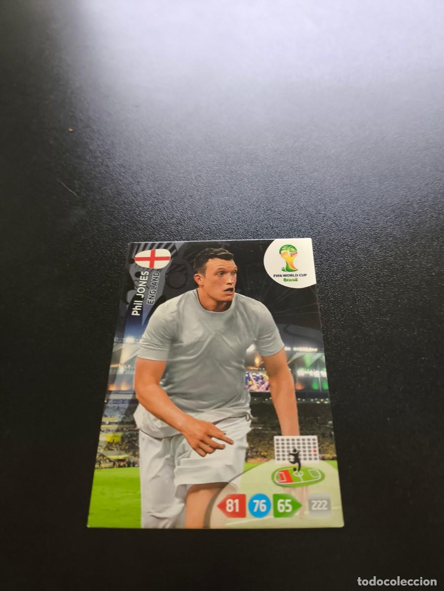 Cromos de F&uacute;tbol: Phil Jones INGLATERRA ENGLAND PANINI ADRENALYN XL WORLD CUP MUNDIAL BRASIL 2014 NO LIGA ESTE