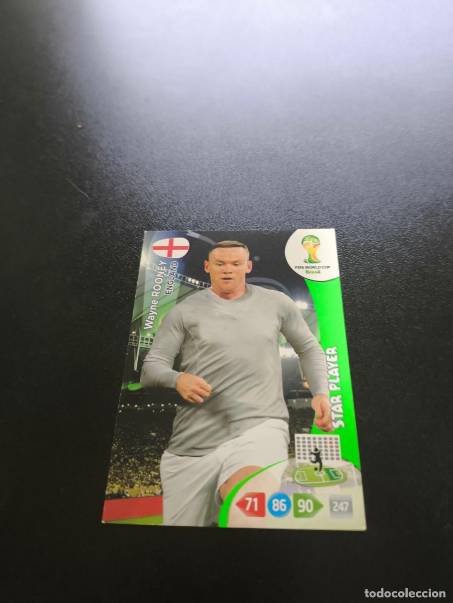 Cromos de F&uacute;tbol: Wayne Rooney STAR PLAYER INGLATERRA PANINI ADRENALYN XL WORLD CUP MUNDIAL BRASIL 2014 NO LIGA ESTE