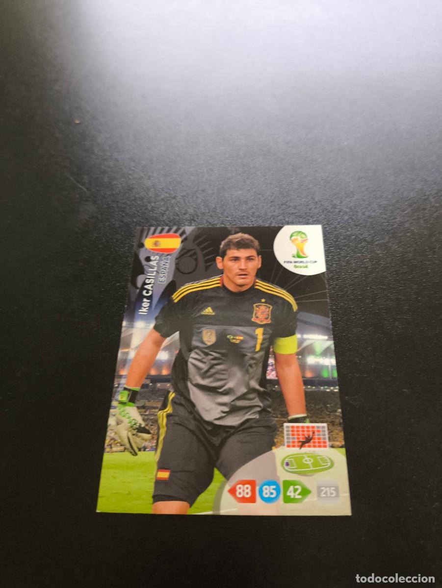 Cromos de F&uacute;tbol: Iker Casillas REAL MADRID ESPA&Ntilde;A PANINI ADRENALYN XL WORLD CUP MUNDIAL BRASIL 2014 NO LIGA ESTE