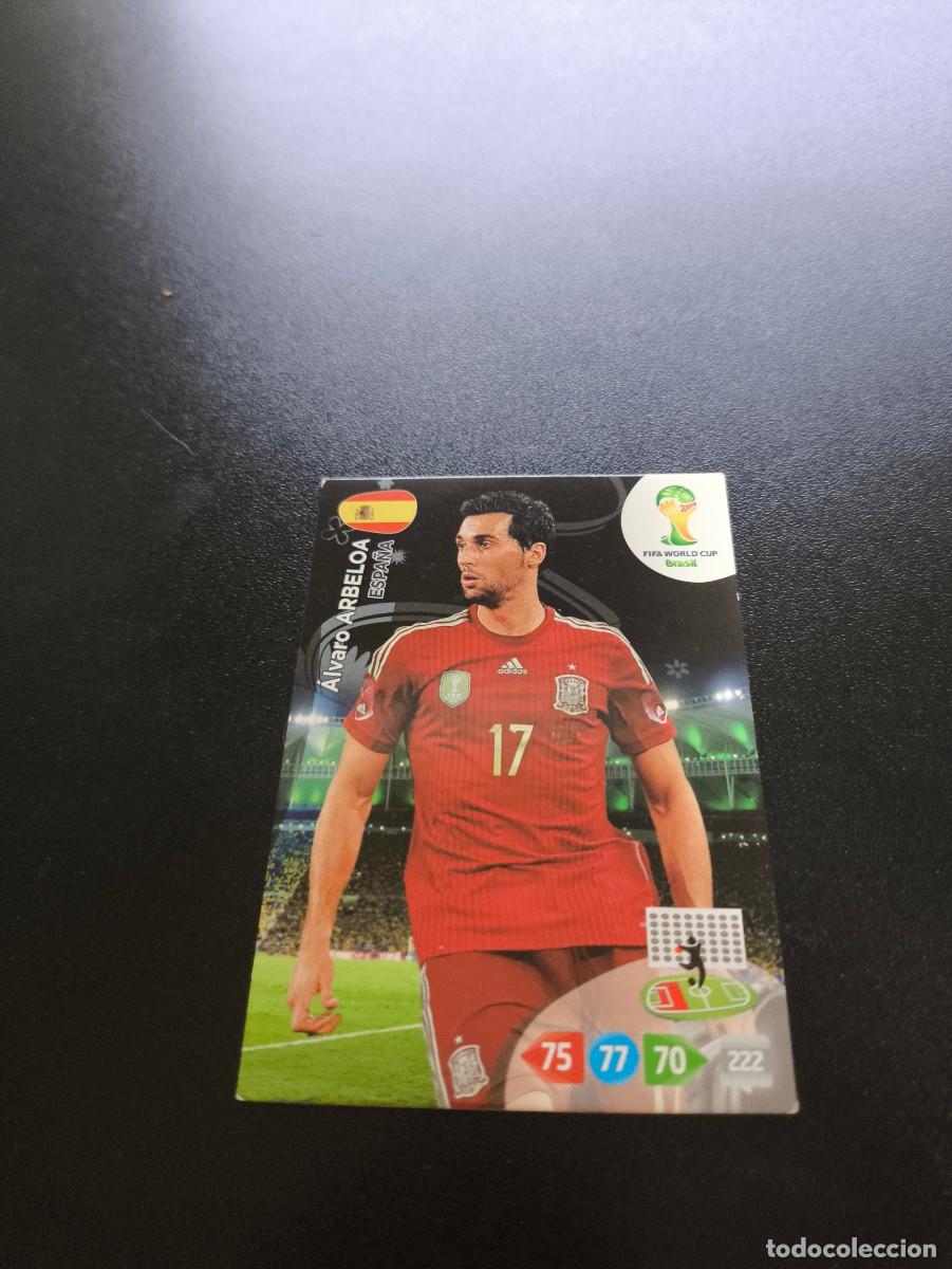Cromos de F&uacute;tbol: &Aacute;lvaro Arbeloa REAL MADRID ESPA&Ntilde;A PANINI ADRENALYN XL WORLD CUP MUNDIAL BRASIL 2014 NO LIGA ESTE