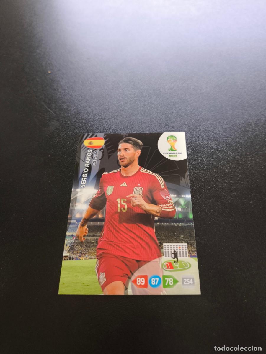 Cromos de F&uacute;tbol: Sergio Ramos REAL MADRID ESPA&Ntilde;A PANINI ADRENALYN XL WORLD CUP MUNDIAL BRASIL 2014 NO LIGA ESTE