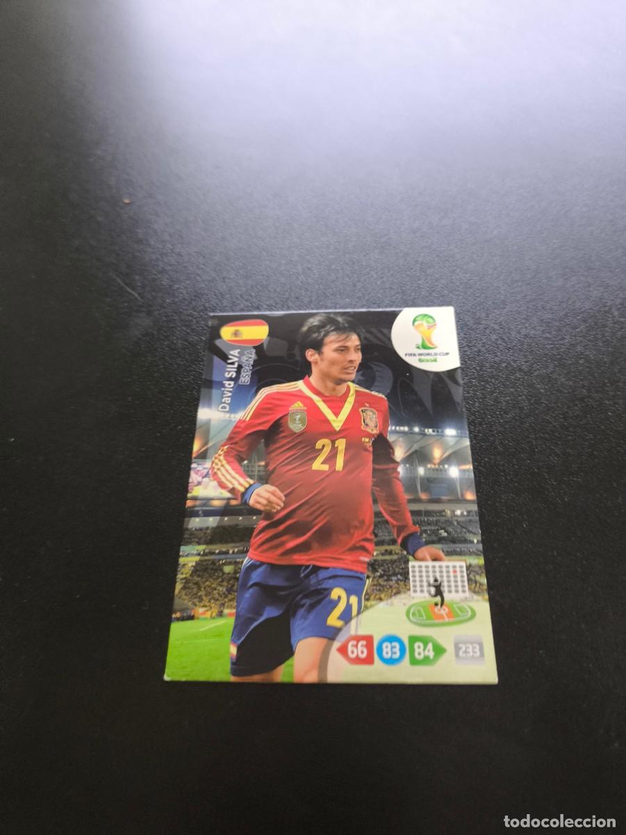 Cromos de F&uacute;tbol: David Silva MANCHESTER CITY ESPA&Ntilde;A PANINI ADRENALYN XL WORLD CUP MUNDIAL BRASIL 2014 NO LIGA ESTE