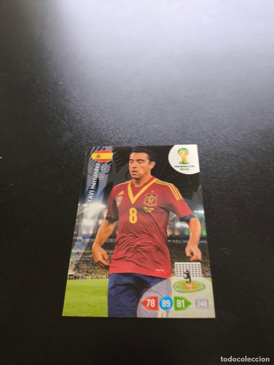 Cromos de F&uacute;tbol: Xavi Hern&aacute;ndez BARCELONA ESPA&Ntilde;A PANINI ADRENALYN XL WORLD CUP MUNDIAL BRASIL 2014 NO LIGA ESTE