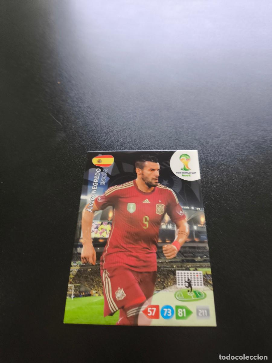 Cromos de F&uacute;tbol: &Aacute;lvaro Negredo ESPA&Ntilde;A PANINI ADRENALYN XL WORLD CUP MUNDIAL BRASIL 2014 NO LIGA ESTE