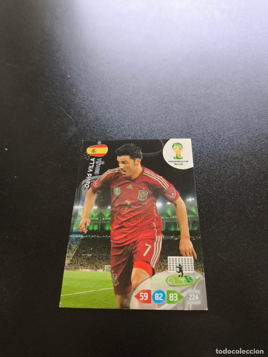 Cromos de F&uacute;tbol: David Villa BARCELONA ESPA&Ntilde;A PANINI ADRENALYN XL WORLD CUP MUNDIAL BRASIL 2014 NO LIGA ESTE