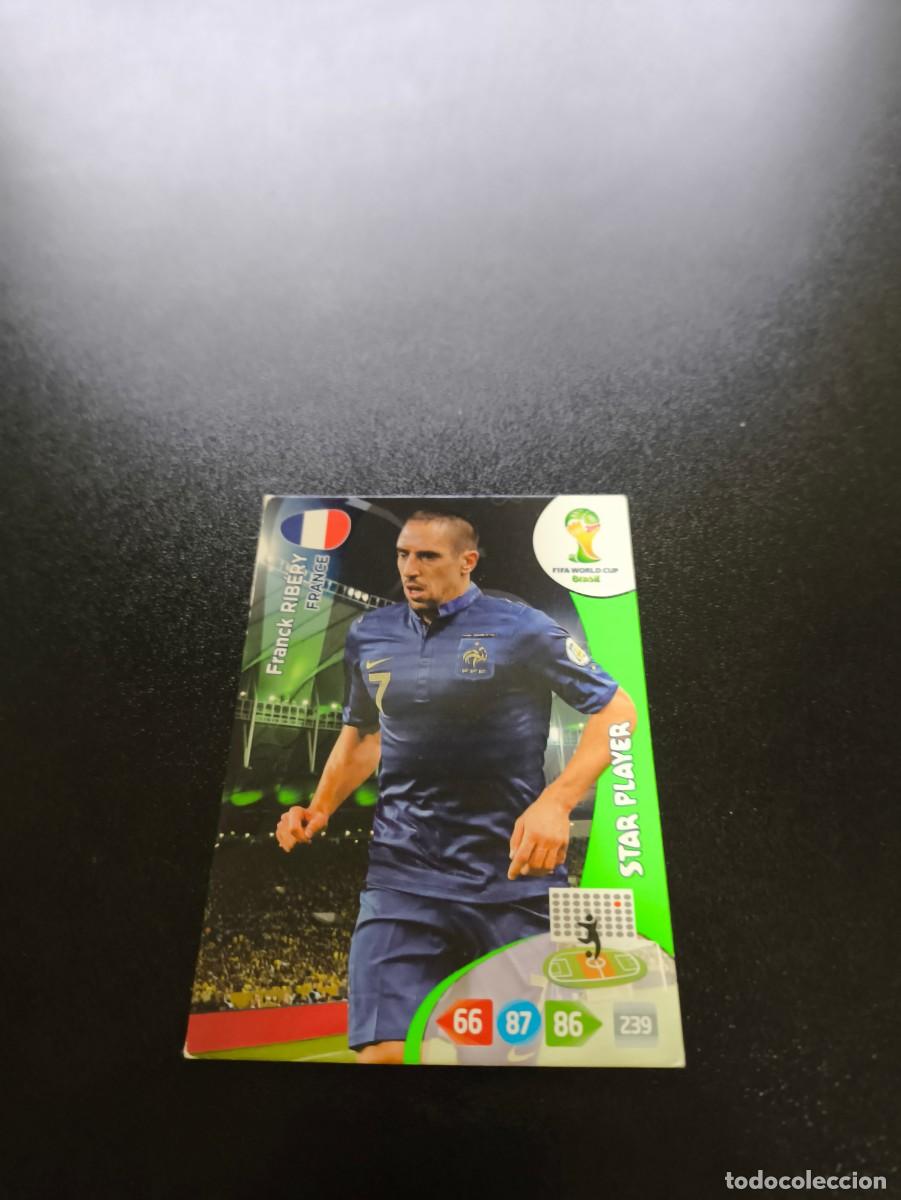 Cromos de f&uacute;tbol: Franck Rib&eacute;ry STAR PLAYER FRANCIA PANINI ADRENALYN XL WORLD CUP MUNDIAL BRASIL 2014 NO LIGA ESTE