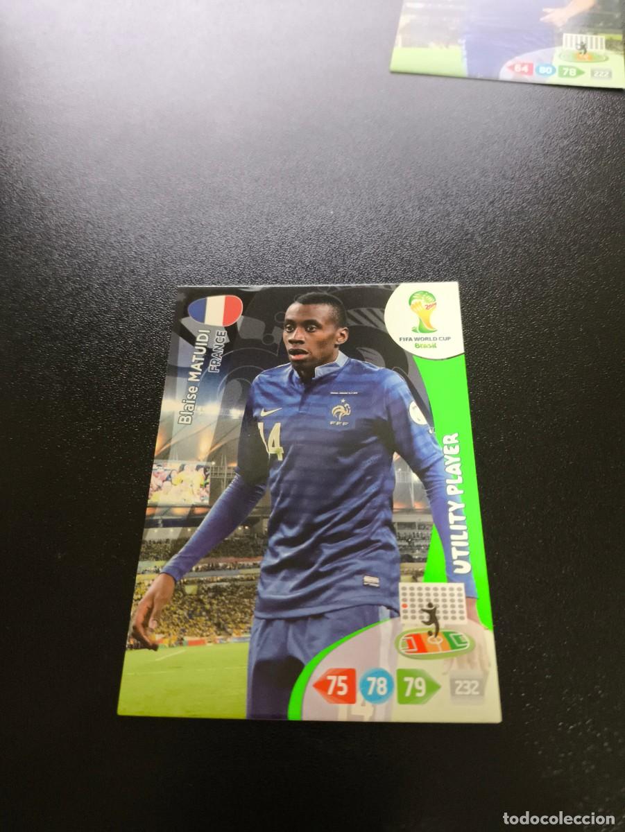 Cromos de f&uacute;tbol: Blaise Matuidi UTILITY PLAYER FRANCIA PANINI ADRENALYN XL WORLD CUP MUNDIAL BRASIL 2014 NO LIGA ESTE