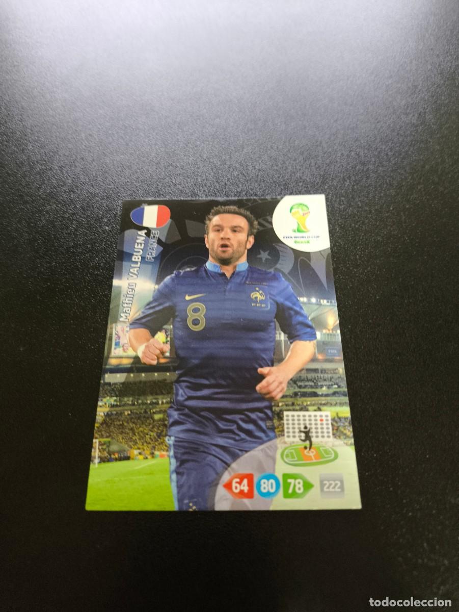 Cromos de f&uacute;tbol: Mathieu Valbuena FRANCIA PANINI ADRENALYN XL WORLD CUP MUNDIAL BRASIL 2014 NO LIGA ESTE