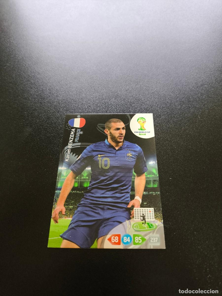 Cromos de f&uacute;tbol: Karim Benzema REAL MADRID FRANCIA PANINI ADRENALYN XL WORLD CUP MUNDIAL BRASIL 2014 NO LIGA ESTE