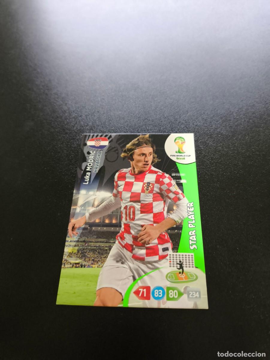 Cromos de f&uacute;tbol: Luka Modrić STAR PLAYER CROACIA PANINI ADRENALYN XL WORLD CUP MUNDIAL BRASIL 2014 NO LIGA ESTE