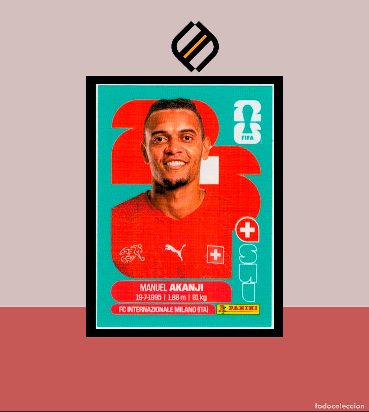Cromos de F&uacute;tbol: PANINI FIFA CLUB WORLD CUP 2026 26 SUI 4 MANUEL AKANJI SUIZA STICKER MUNDIAL MEX CAN USA LIGA