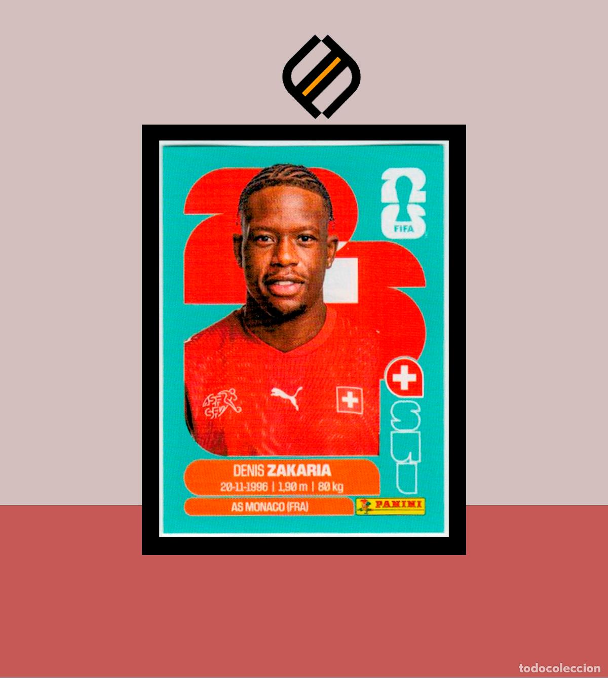 Cromos de F&uacute;tbol: PANINI FIFA CLUB WORLD CUP 2026 26 SUI 10 DENIS ZAKARIA SUIZA STICKER MUNDIAL MEX CAN USA LIGA